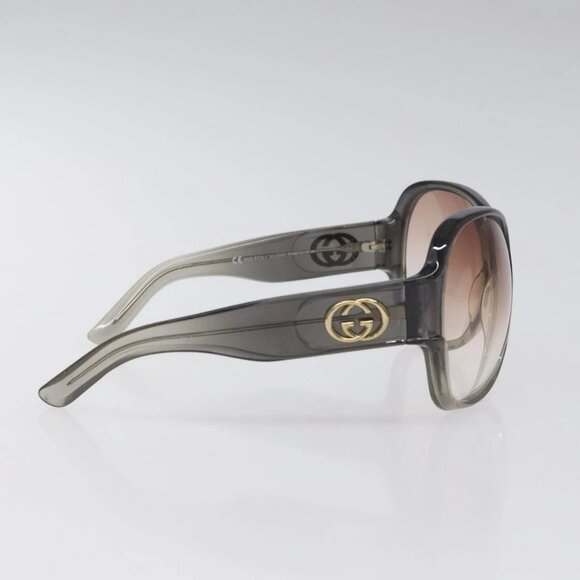 GUCCI Sunglasses plastic Brown Auth yk18726 - Picture 5 of 10